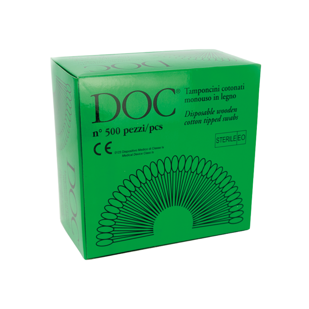 Tamponcini Cotonati Sterili Monouso – Con Manico in Legno (500 pz) Gardening S.r.l.