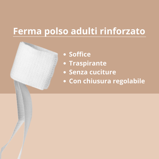 Ferma Polso Adulti Rinforzato – Traspirante, Regolabile e Senza Cuciture Gardening S.r.l.