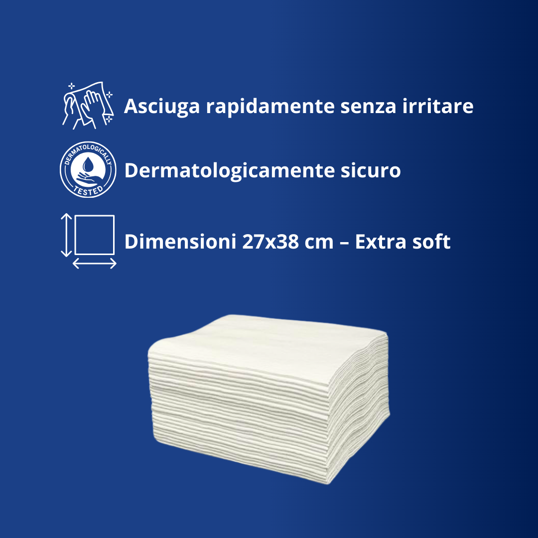 Panno Extra Soft Morbido, Assorbente e Delicato sulla Pelle in Viscosa/Poliestere 27x38 cm Gardening S.r.l.