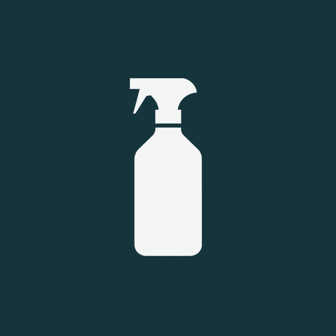 Icona di un flacone spray detergente, categoria Disinfettanti e Detergenti
