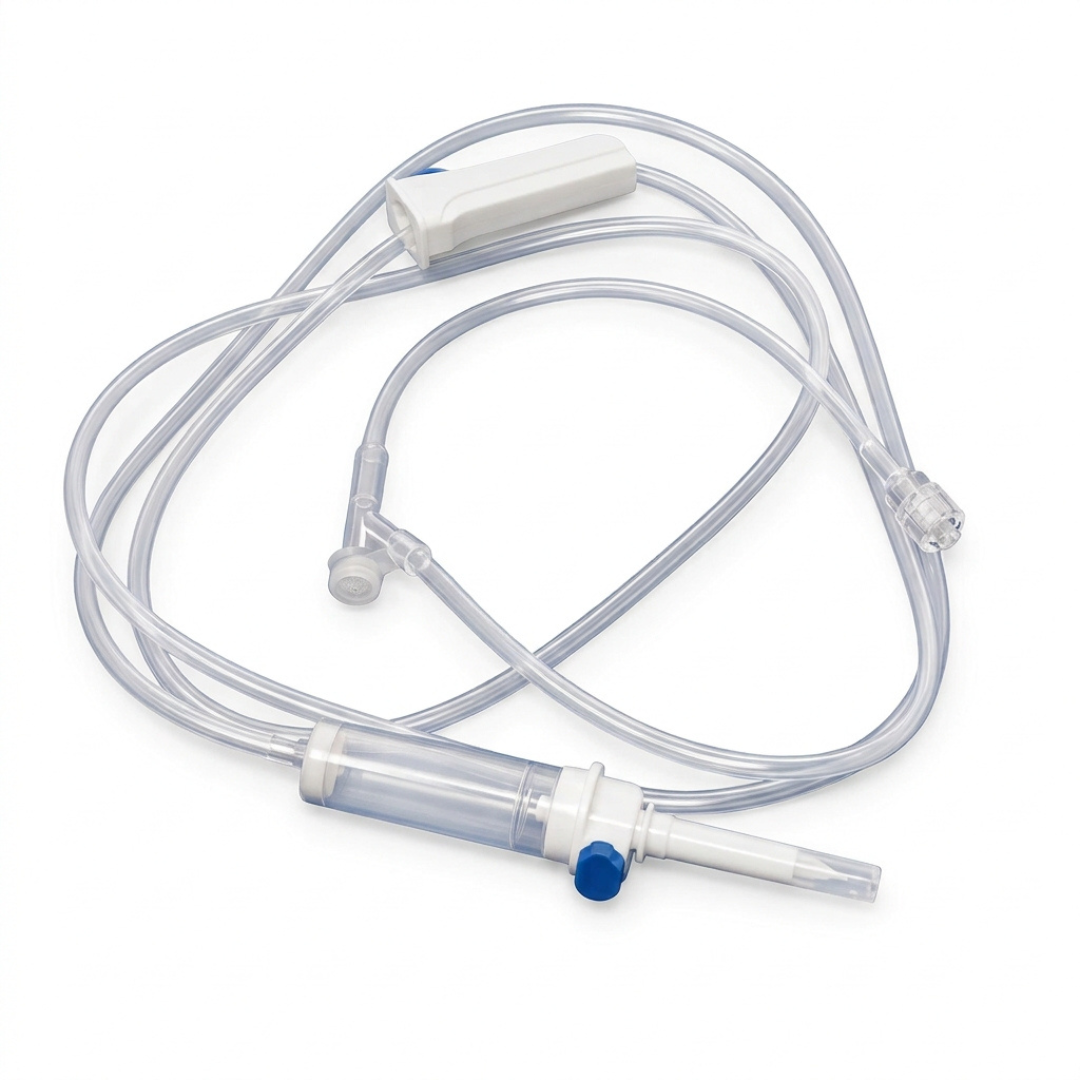 Deflussore Monouso a Y – 2 Vie con Presa d’Aria e Punto Iniezione Senza Ago (25 pz) Gardening S.r.l.