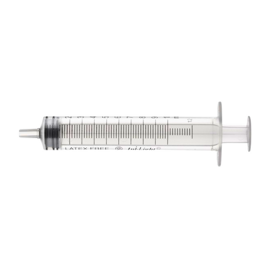 Siringhe Ipodermiche INJ/LIGHT Senza Ago, Cono Luer Centrale, Sterile, Monouso, Latex-Free, Volume 10 ml - Conf. 100 pz