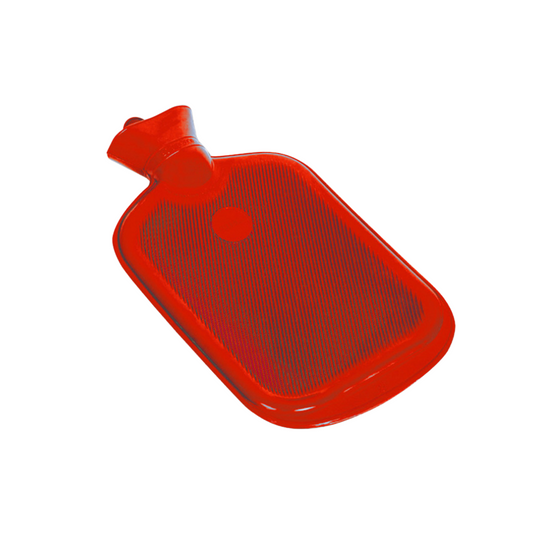 Borsa Acqua Calda 2L Bilamellata Rossa – Comfort, Sollievo e Qualità
