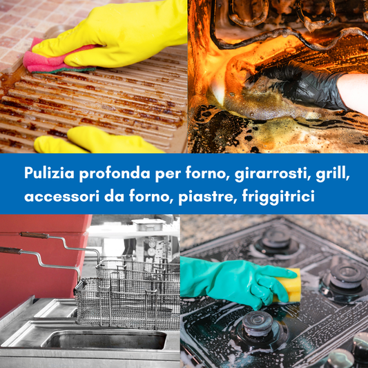 Ovengrill Sgrassatore per Forni, Griglie e Piastre – Schiuma Attiva Anti-Incrostazioni – 750 ml LIKOR