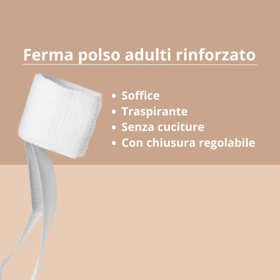 Ferma Polso Adulti Rinforzato – Traspirante, Regolabile e Senza Cuciture Gardening S.r.l.