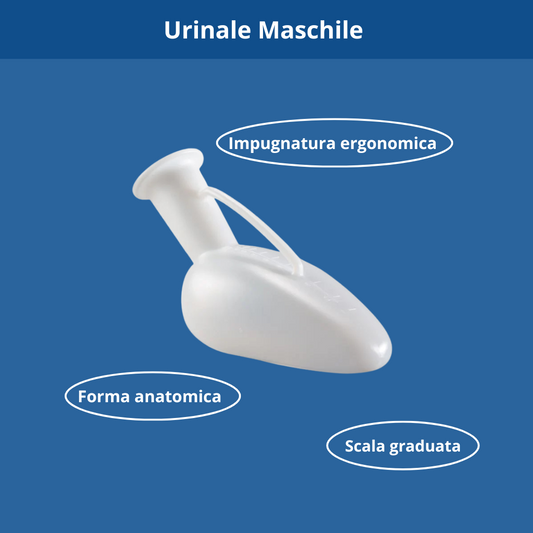 Urinale Maschile in Plastica da 1000 ml – Igiene, Comfort e Sicurezza per ogni esigenza