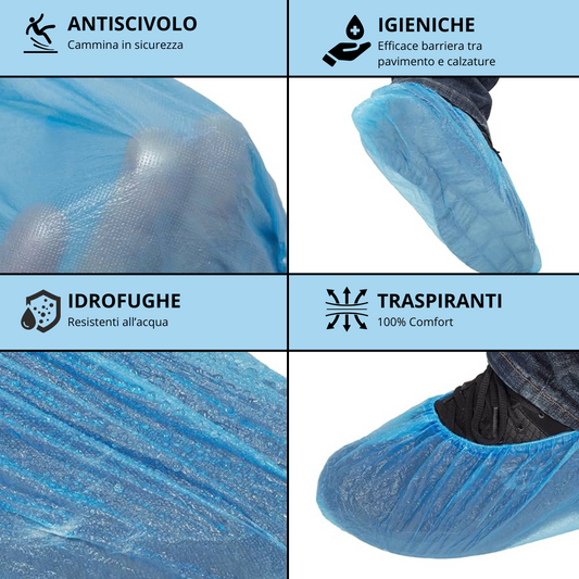 Copriscarpa Monouso in TNT – Protezione e Igiene in Ogni Ambiente