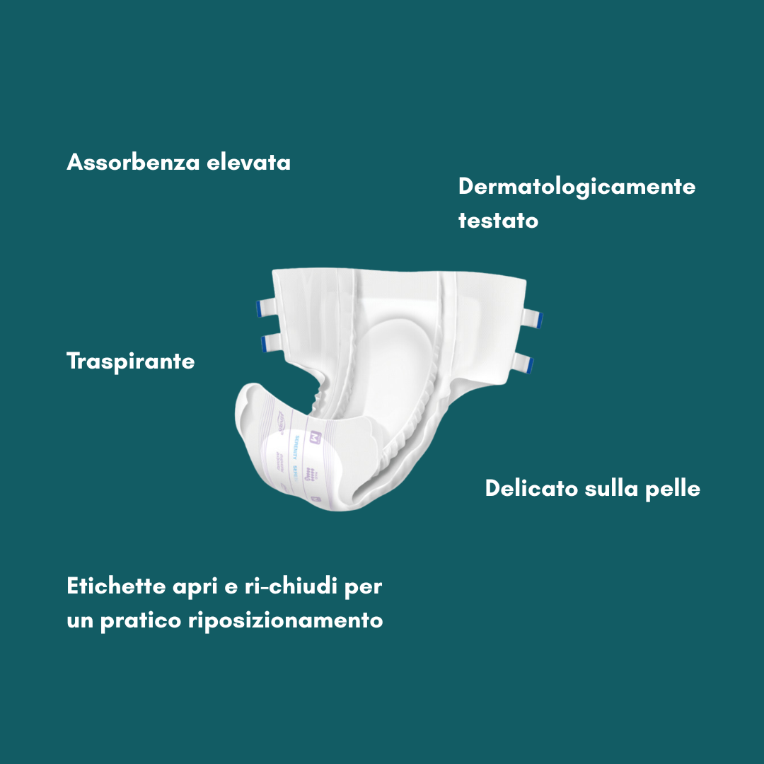Serenity SoftDry Sensitive Pants Maxi – Taglia L - Protezione Massima per Incontinenza Moderata/Grave