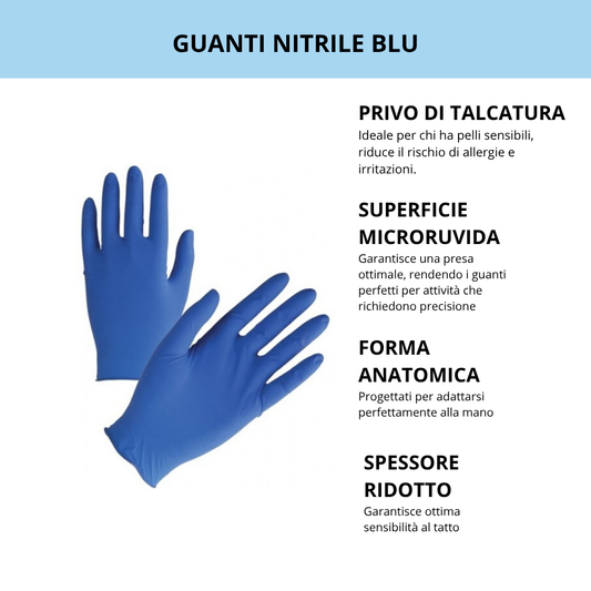 Guanti in Nitrile EKO Zero Ultra Light & Soft – Senza Talco Alta Protezione per Uso Professionale
